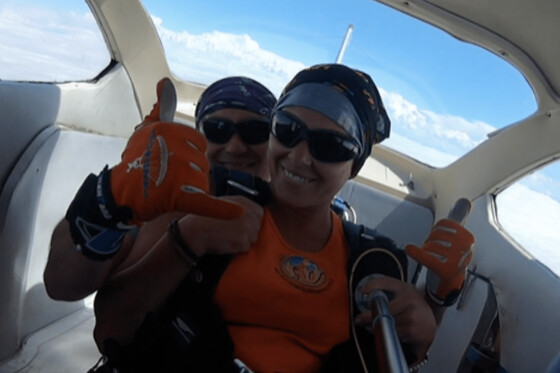 Saut en Parachute en tandem proche de Montauban
