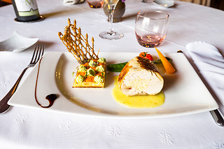 Repas en duo à La Rose Trémière à Saint-Michel-en-l'Herm (85)