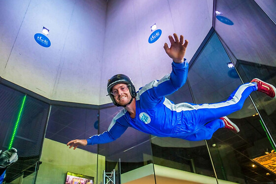 Simulateur de chute libre en Soufflerie à Comines en Belgique - Forfait 3 vols - Enfant (-12 ans)