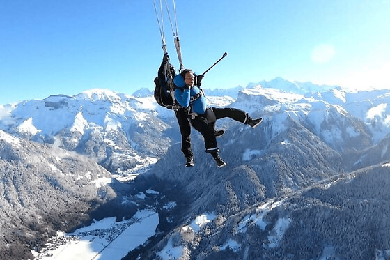 Saut en parachute depuis un hélicoptère près de Genève (74) - Basse Saison - du lundi au vendredi du 01/10 au 31/03