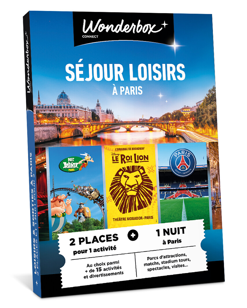 Loisirs & Sorties à Paris - 1 Activité et 1 nuit pour 2