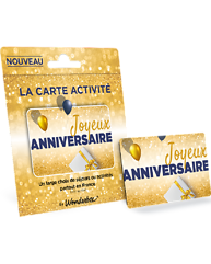 Carte Activité Joyeux Anniversaire