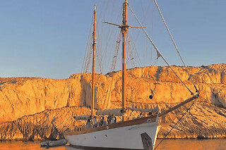 Croisière coucher de soleil en voilier sur le "Don du vent" (13)