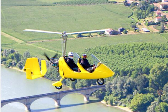 Baptême de l'air en ULM Autogire à Marmande (47) - 30 minutes