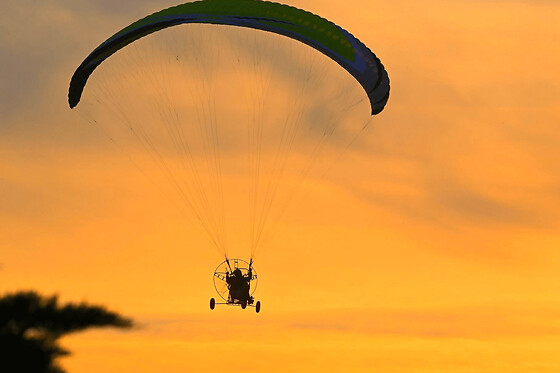 Baptême de l'air en ULM paramoteur à Crépy-en-Valois (60)