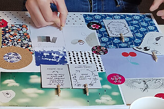 Atelier parent/enfant tableau de visualisation au Pellerin (44)