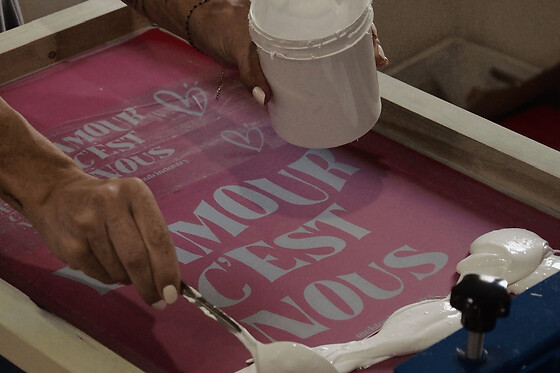 Atelier de sérigraphie à Antibes (06)