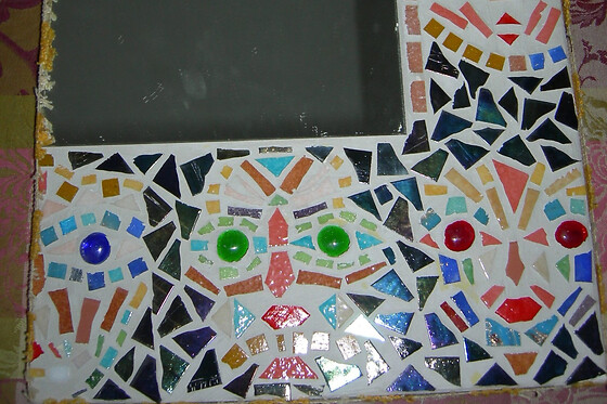 Atelier mosaïque à Tillières (49)