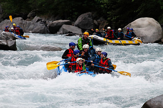 Parcours en rafting - Raft'Ubaye - Méolans-Revel (04)