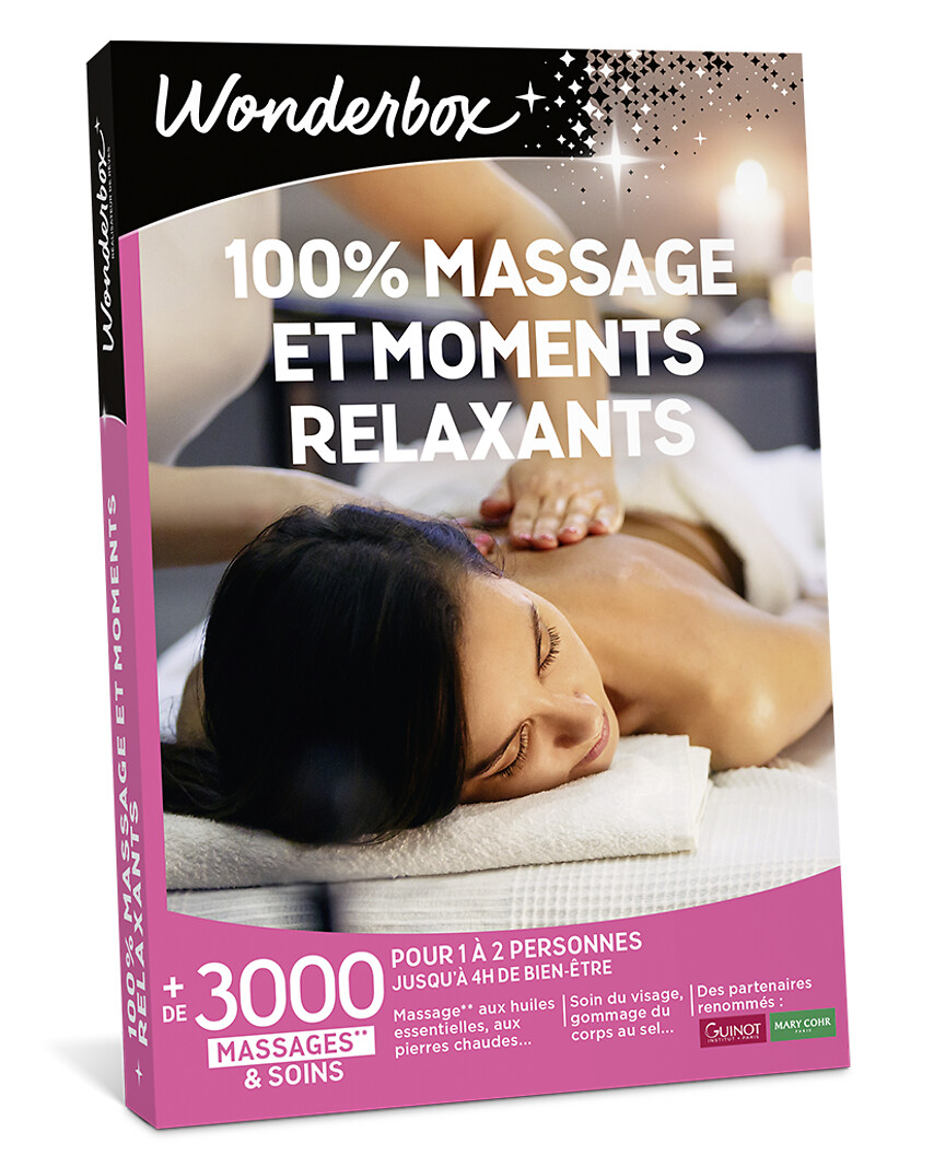 100% Massage et moments relaxants