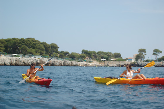Canoë-kayak en mer pour 2 - Seafirst - Juan-les-Pins (06)