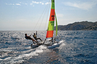 Navigation sur catamaran de sport pour 2 - Société Nautique Estaque Mourepiane - Marseille (13)