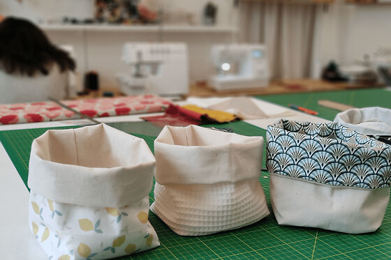 Atelier création d'un coussin zippé ou d'une panière à Paris 11e