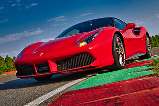 Découverte Ferrari 488 GTB (3 tours) sur le Circuit de Haute Saintonge (17)