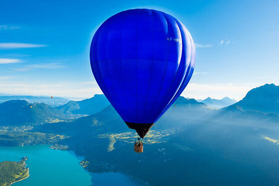 Vol en Montgolfière au-dessus du lac d'Annecy (74) - Vol classique - Individuel