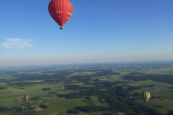 Vol privé en Montgolfière au-dessus du Château d'Amboise (37)
