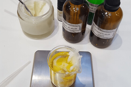 Atelier création de cosmétiques naturels à Paris 18ème - Atelier crème de jour - 1h