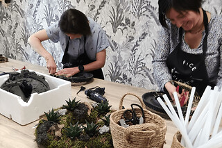 Atelier couronne végétale à Villeneuve d'Ascq (59)