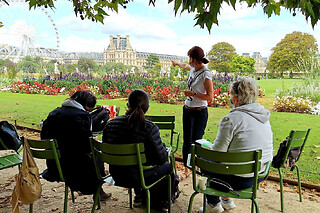 Atelier dessin et balade culturelle de la Concorde au Louvre