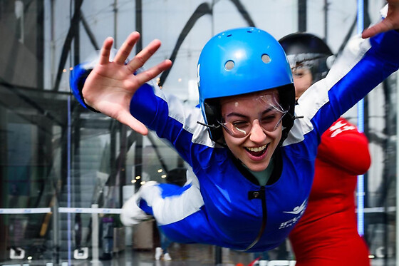 Simulateur de chute libre en Soufflerie à Paris - Baptême