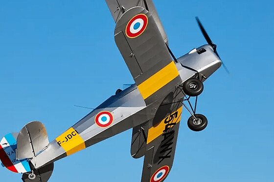Initiation au pilotage d'ULM multiaxe Stampe SV4-RS à Nancy - Vol - 40 mn