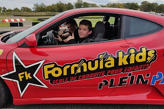 Stage Pilotage Enfant en Ferrari F430 à Dreux (28) - Ferrari F430 - 5 Tours