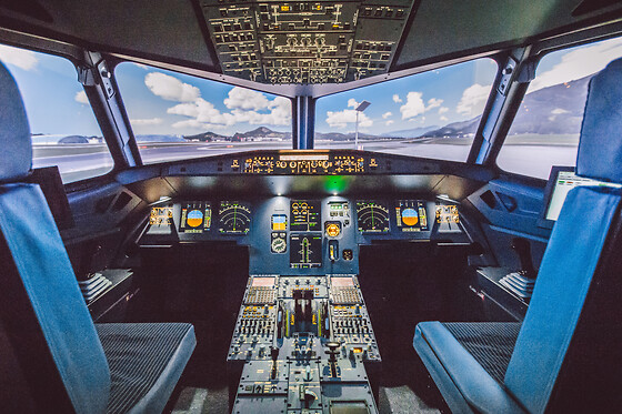 Simulateur de pilotage d'avion de ligne à Lyon - Duo