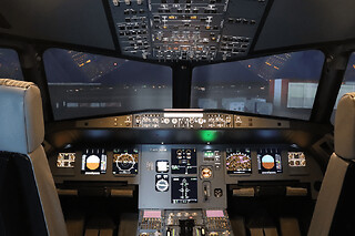 Simulateur de pilotage d'avion de ligne type A320 à Toulouse - Découverte