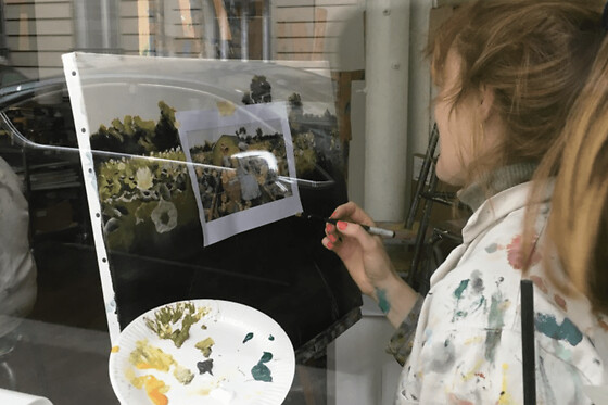 Cours de peinture acrylique à Paris 15ème