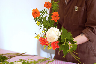 Atelier bouquet de fleurs fraîches à Paris 19ème
