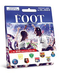 Carte Billetterie - Foot