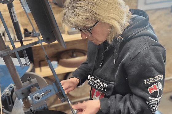 Atelier création d'un couteau pliant à Calanhel (22)